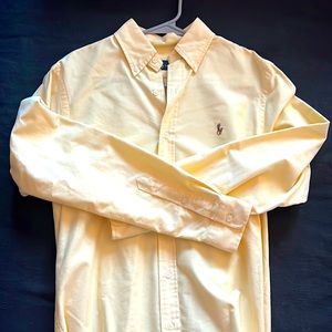 Ralph Lauren Button Down Shirt - never worn
Embroidered Pony
Men’s Small Yellow
